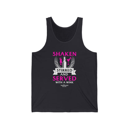 "Shaken, Stirred, and Served with a Wink" Men’s Bartender Tank Top