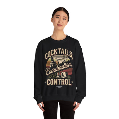 "Cocktails coordination and control" Bartender Sweatshirt