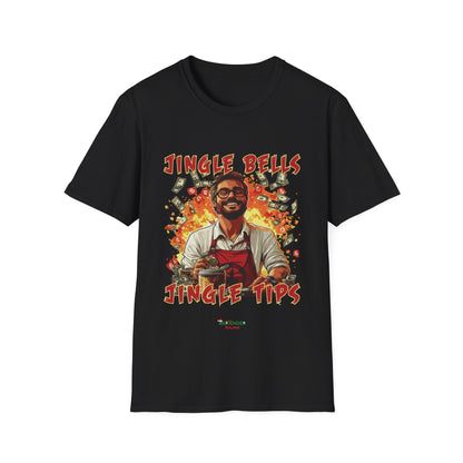 “Jingle Bells, Jingle Tips” Unisex Softstyle T-Shirt