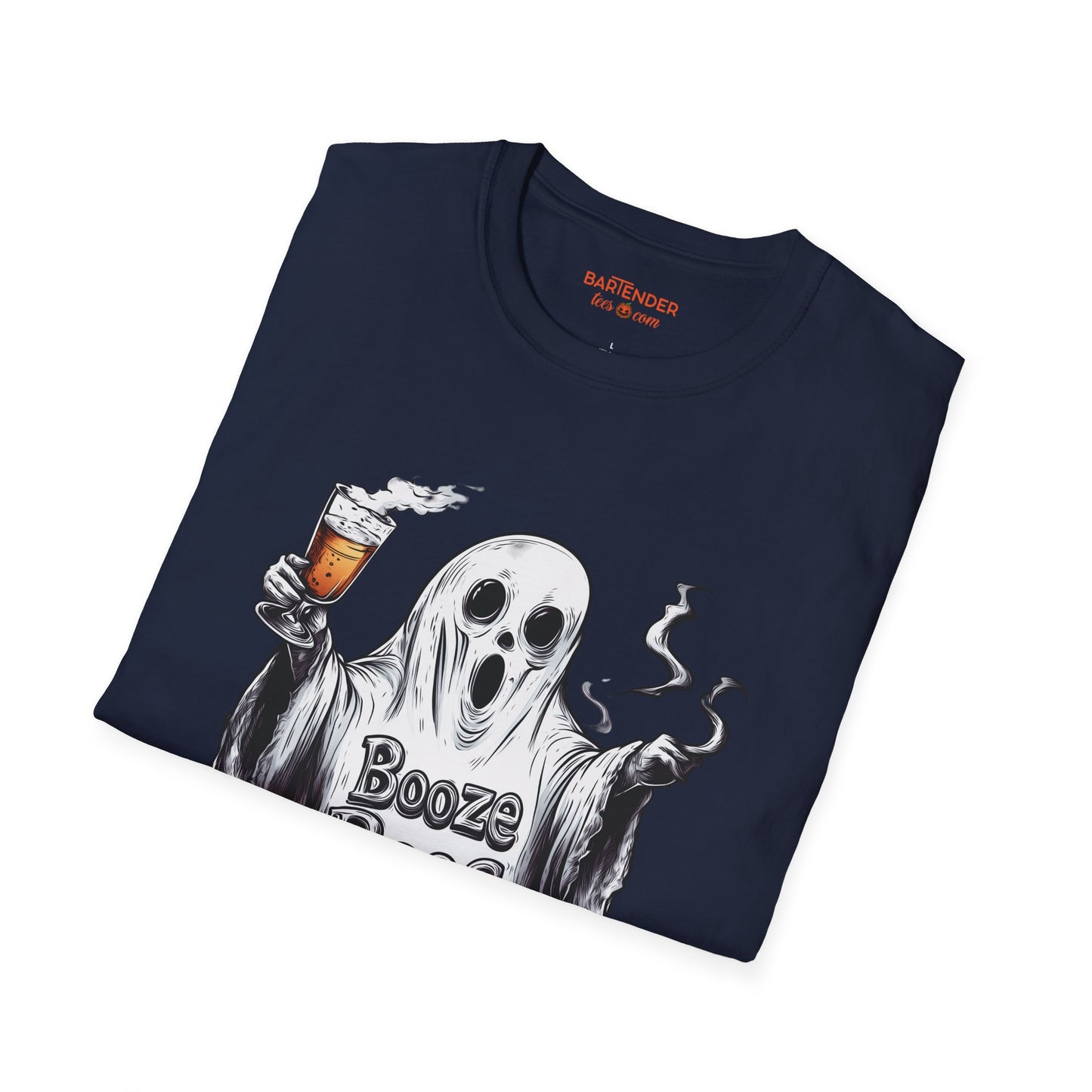 "I'm Here For The Boos" Halloween Bartender Softstyle T-Shirt