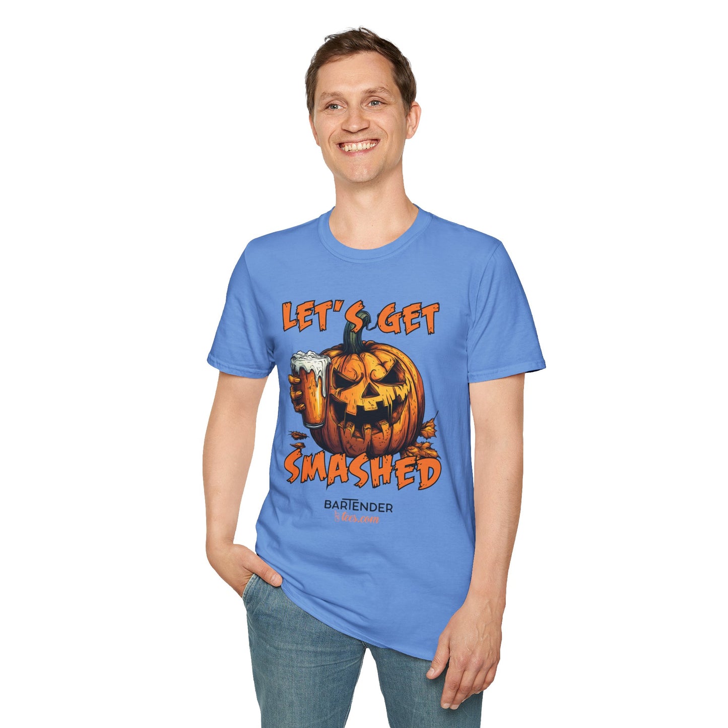 “Let’s Get Smashed”  v2 Halloween Bartender Tee