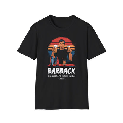 "Barback: The Real MVP Behind the Bar" Softstyle T-Shirt