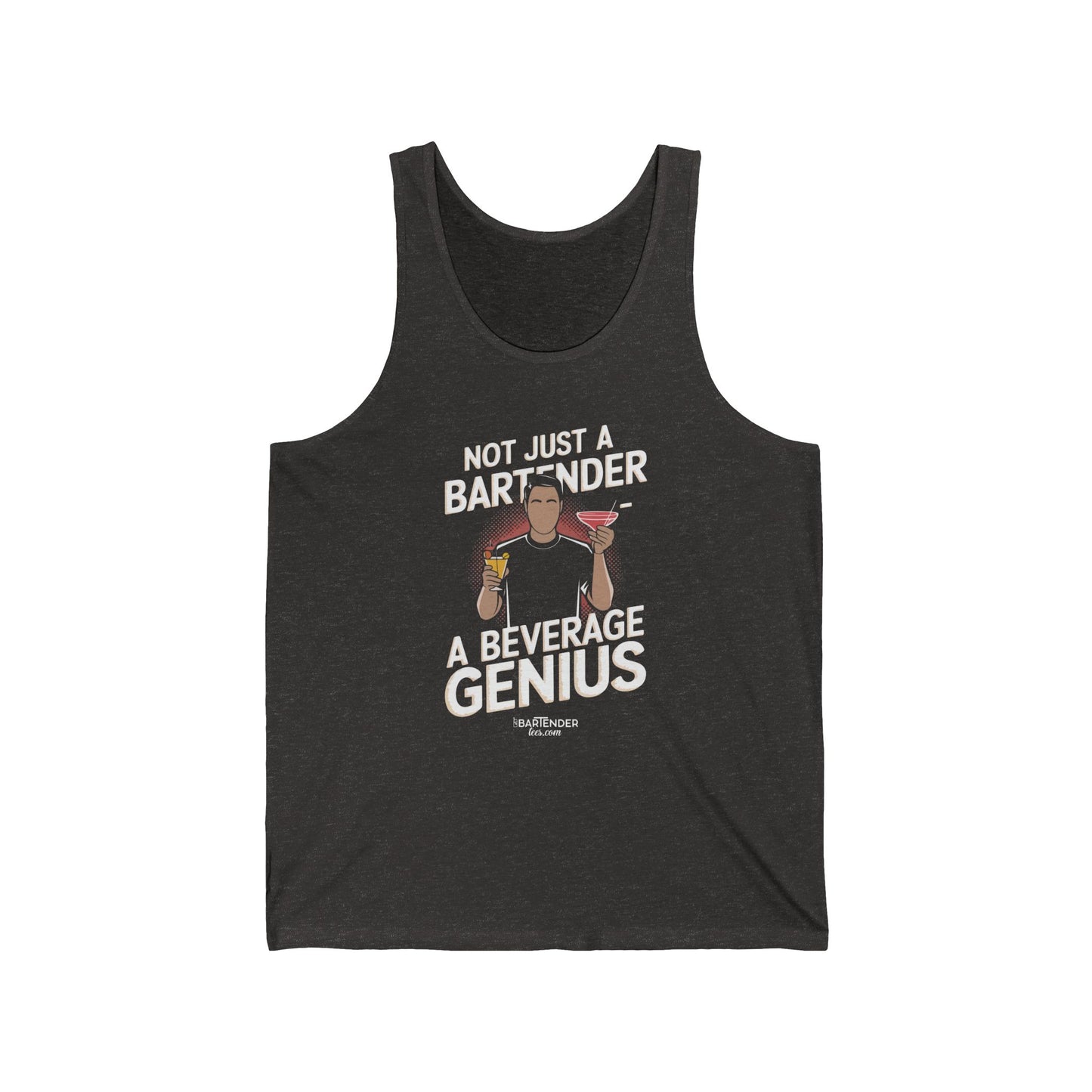 "Not just a bartender a beverage genius" Men’s Bartender Tank Top