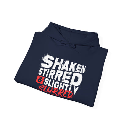 "shaken stirred and slightly stirred" Bartender Hooded Sweatshirt