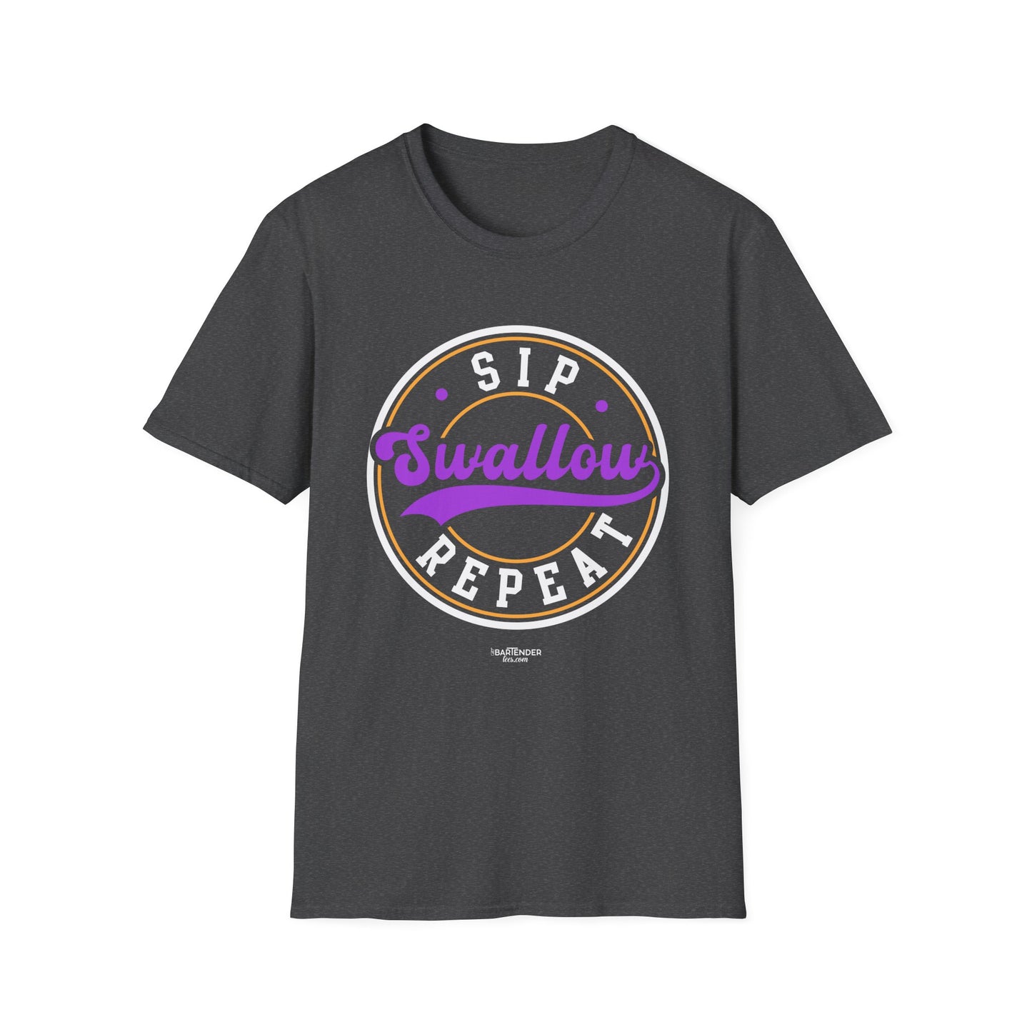 "Sip Swallow Repeat" Men's Bartender Tee