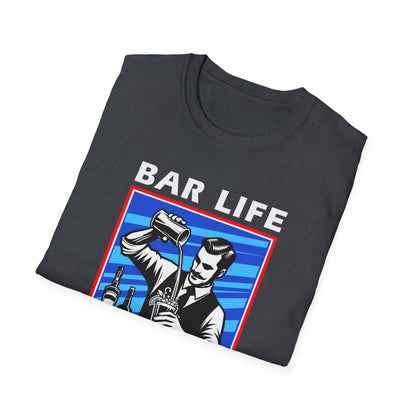 "Bar Life Where my Pour Choices Shine" Men's Bartender Tee