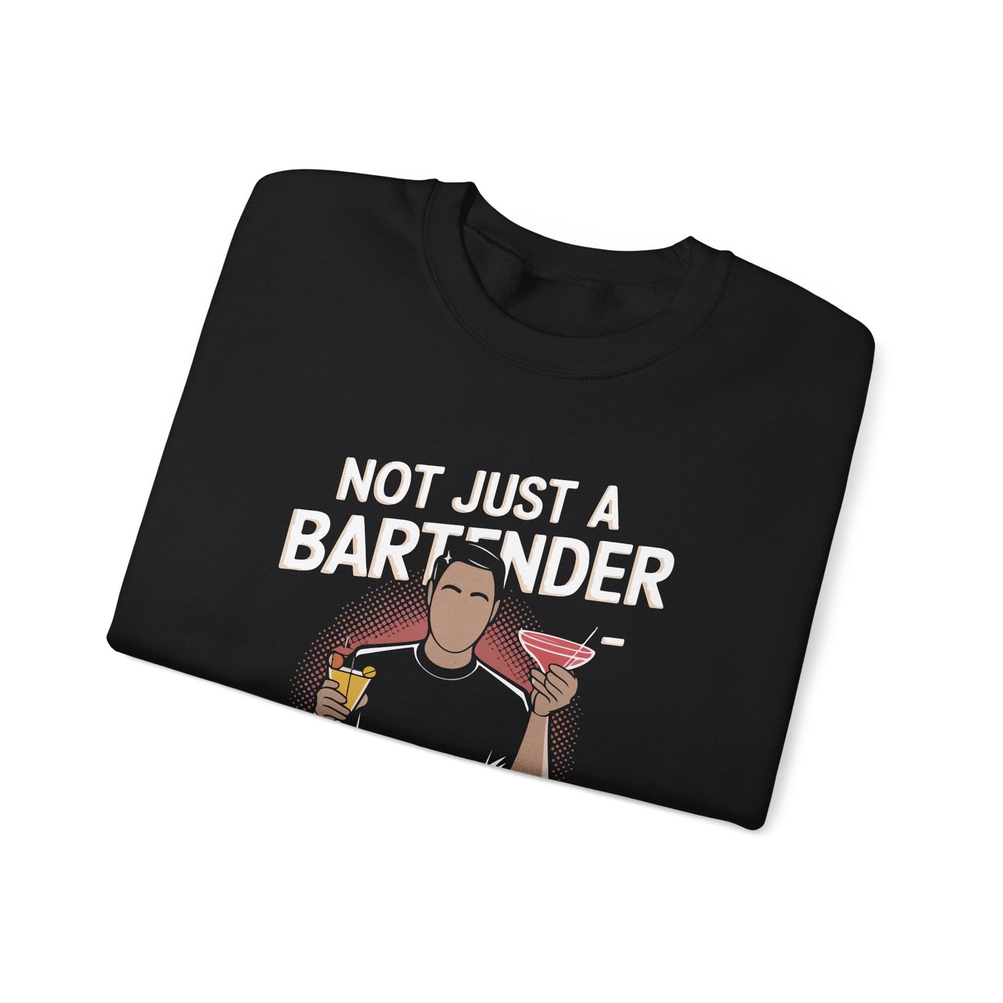 "Not just a bartender a beverage genius" Bartender Sweatshirt