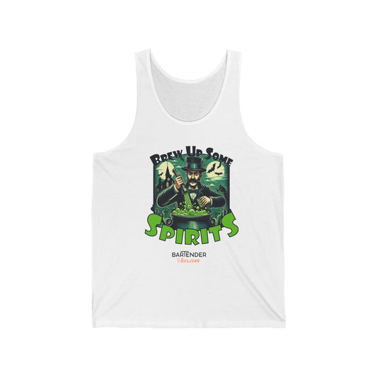 "Brew Up Some Spirits" Men's Bartender Tank