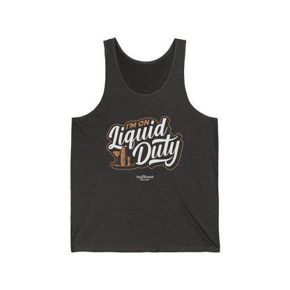 "Im on liquid duty" Men’s Bartender Tank Top