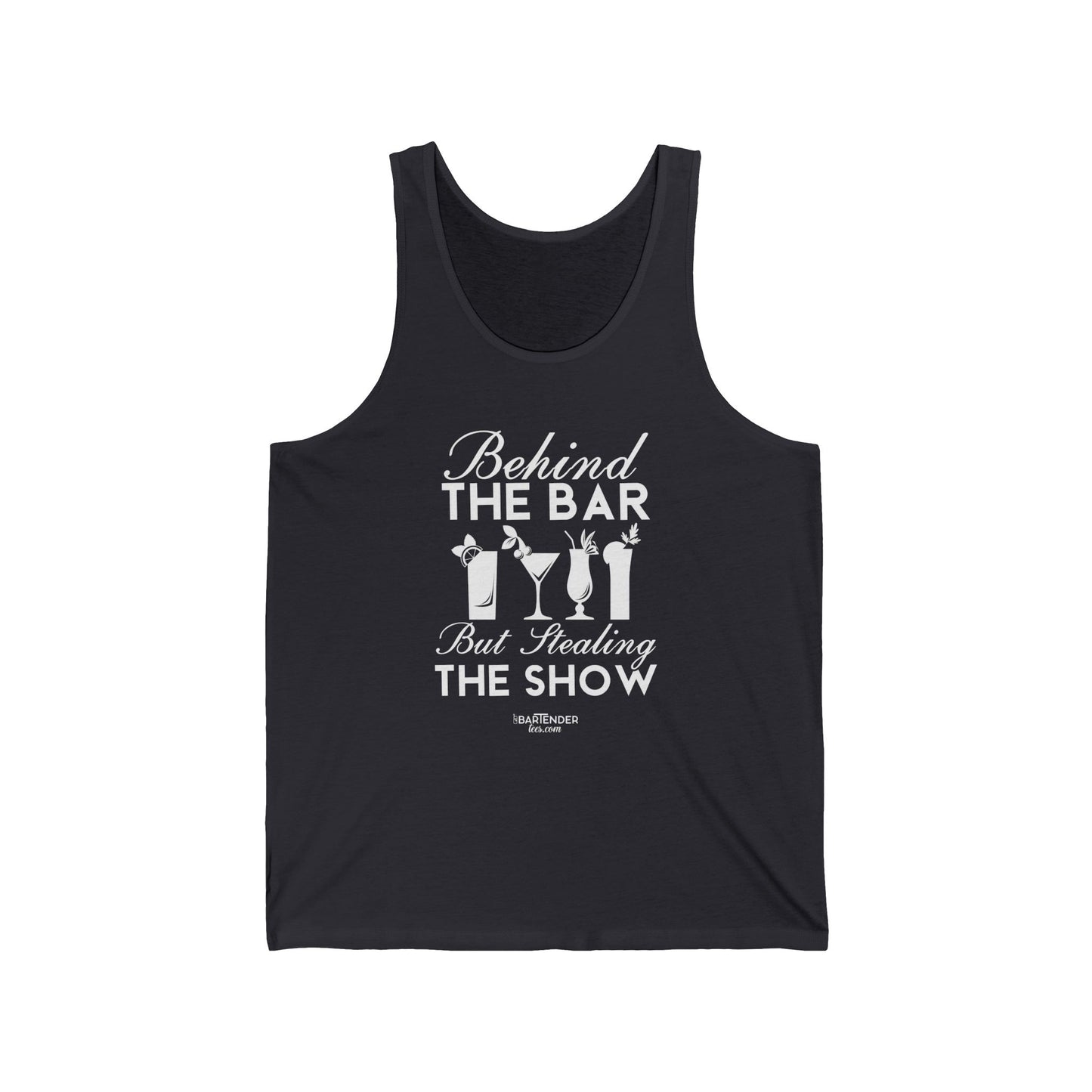 "Behind the Bar, But Stealing the Show" Men’s Bartender Tank Top