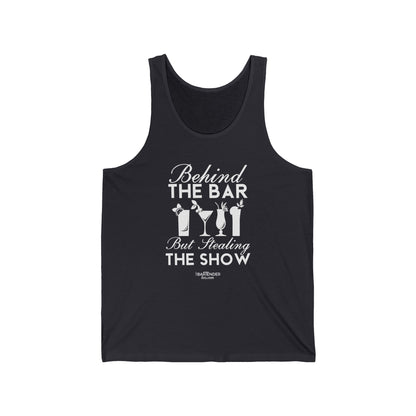 "Behind the Bar, But Stealing the Show" Men’s Bartender Tank Top