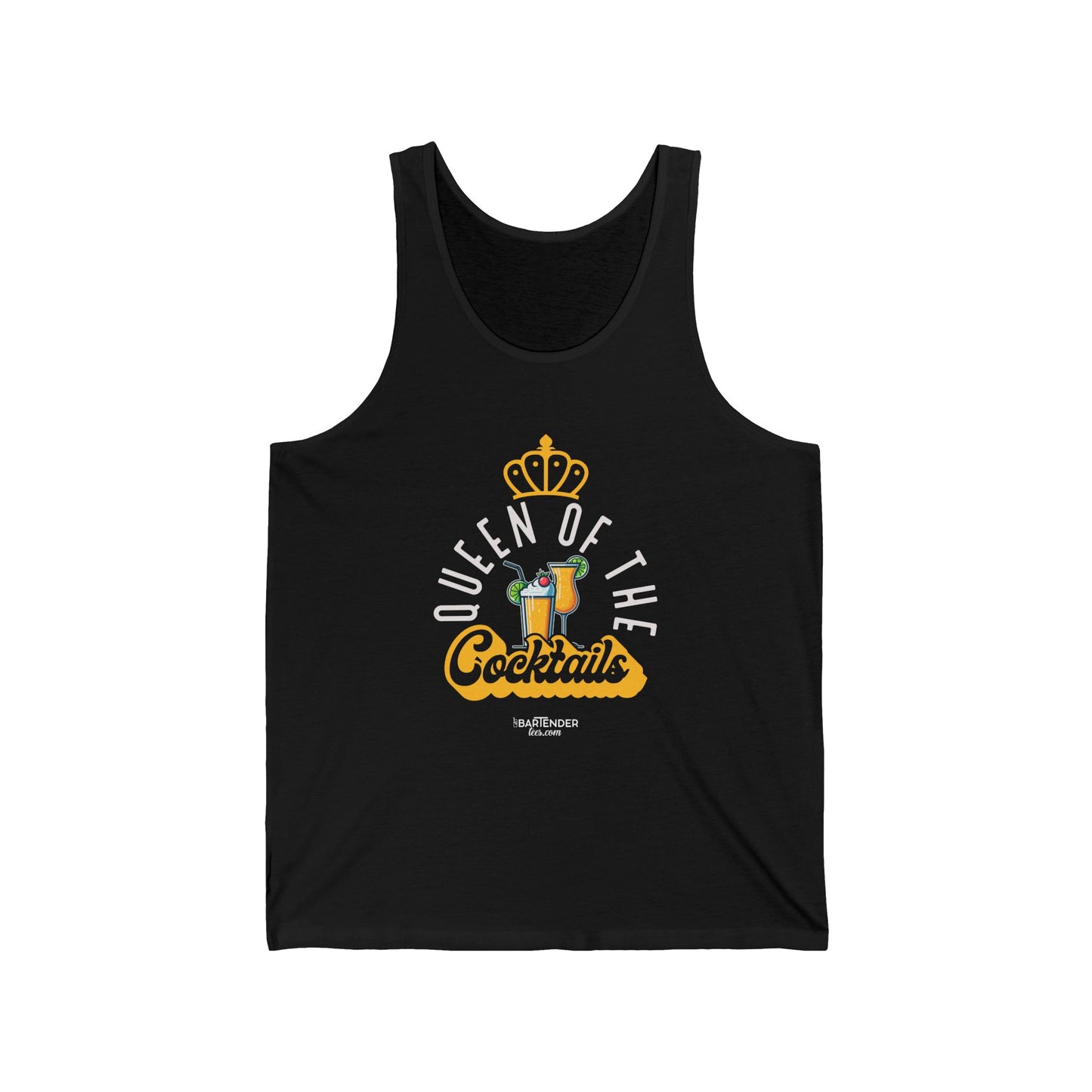 "Queen of the cocktail" Men’s Bartender Tank Top