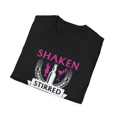 "Shaken, Stirred, and Served with a Wink" Unisex Softstyle T-Shirt