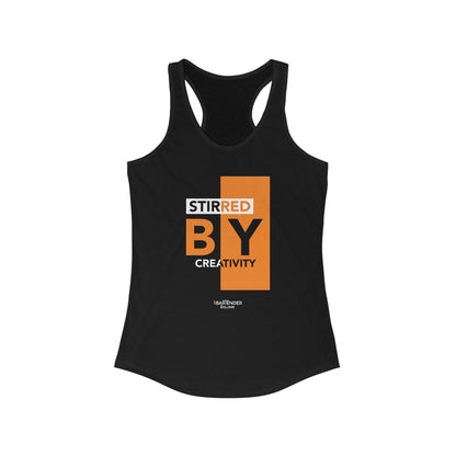 "Stirred by Creativity" Women's Bartender Tank Tops