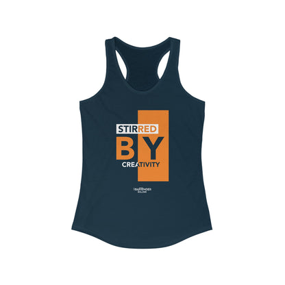 "Stirred by Creativity" Women's Bartender Tank Tops