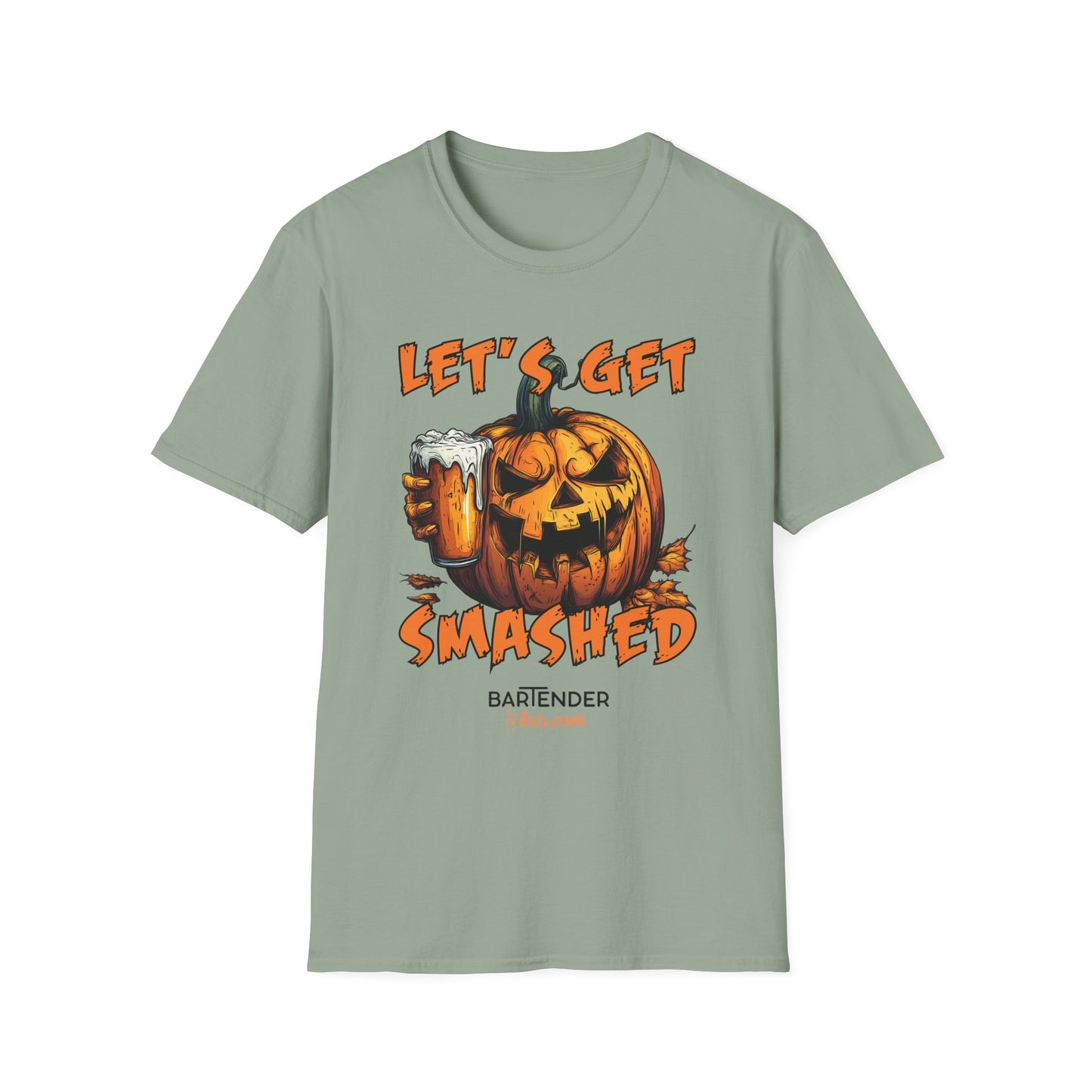 “Let’s Get Smashed”  v2 Halloween Bartender Tee