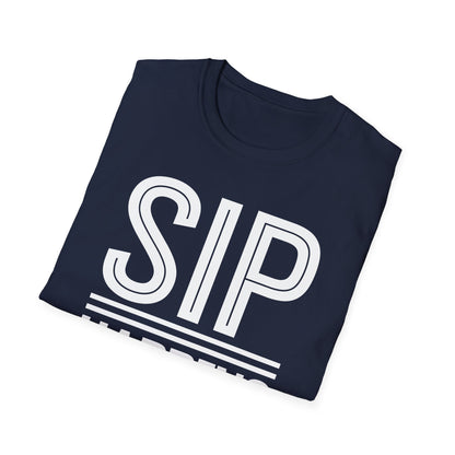 "Sip Happens" Unisex Softstyle T-Shirt