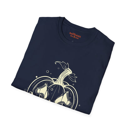 "Melting Pumpkin" Halloween Bartender Softstyle T-Shirt