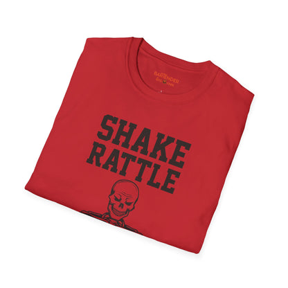 "Shake Rattle and Pour" Halloween Bartender Softstyle T-Shirt