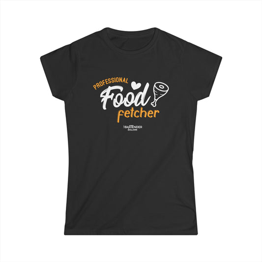 "Professional Food Fetcher" Women's Bartender Tee