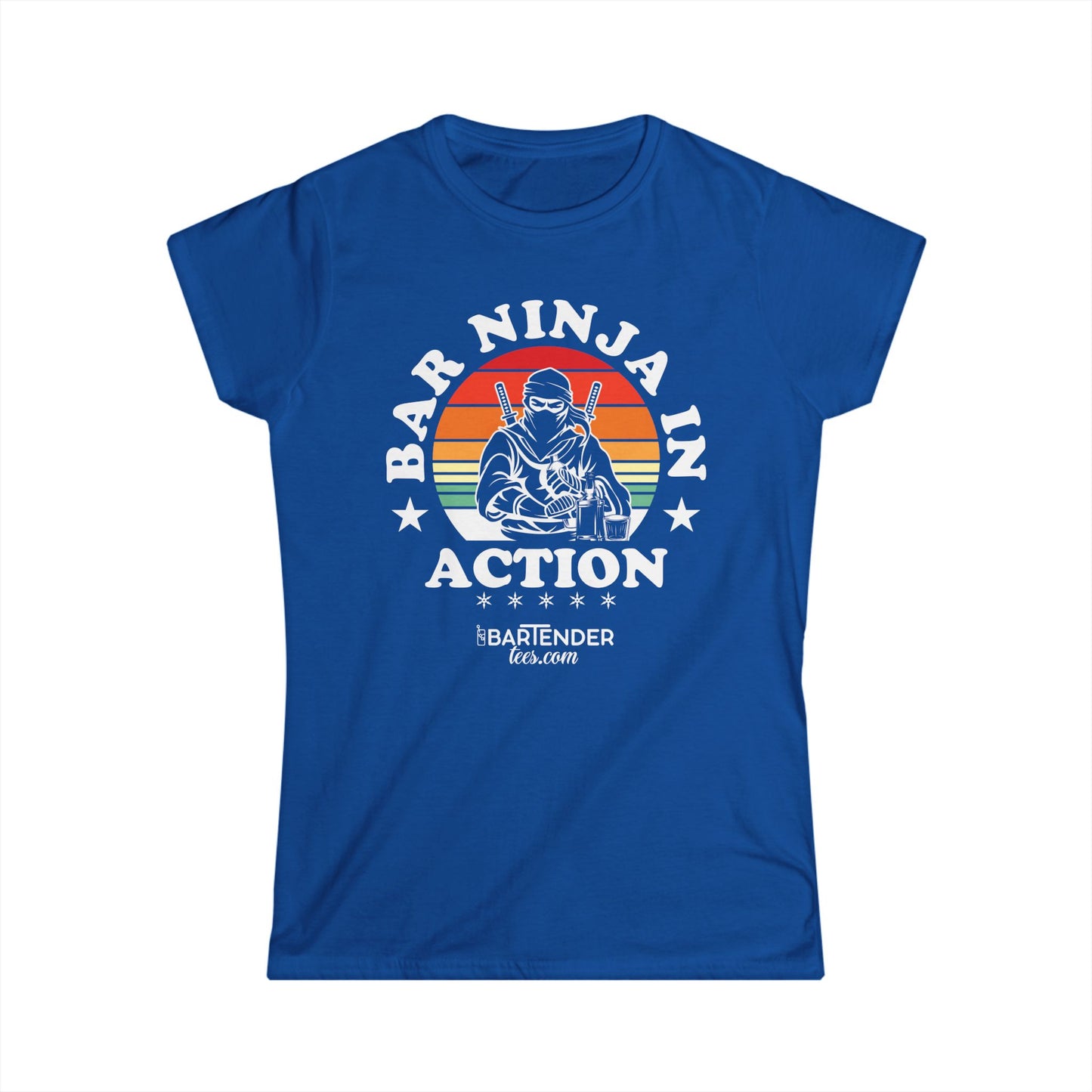 "Bar Ninja in Action" Softstyle T-Shirt