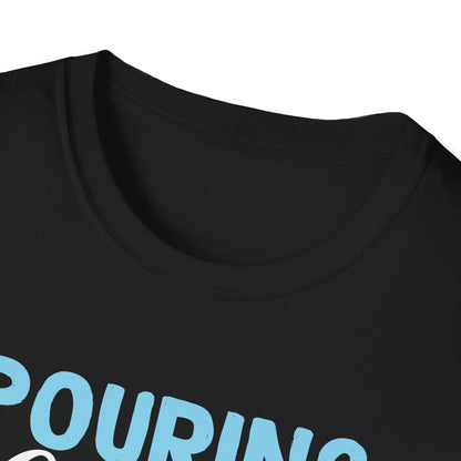 "Pouring Cocktails and Popping Buttons" Softstyle T-Shirt