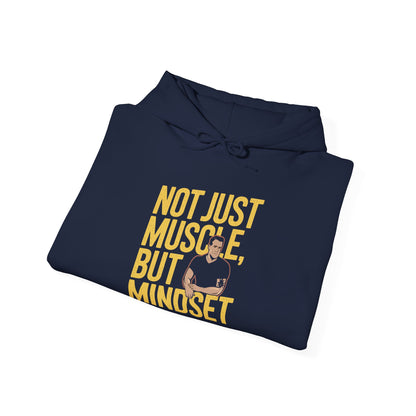 "Not just muscle but mindset" Bartender Hooded Sweatshirt