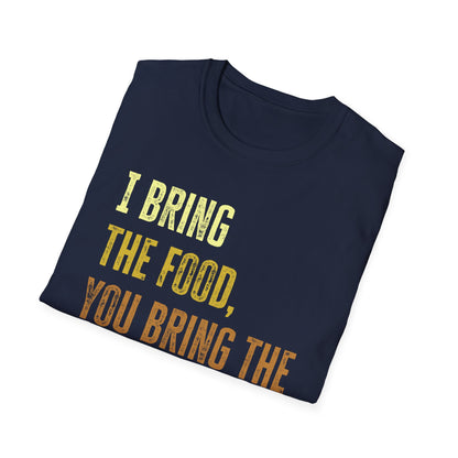 "I Bring the Food, You Bring the Attitude" Bartender Tee