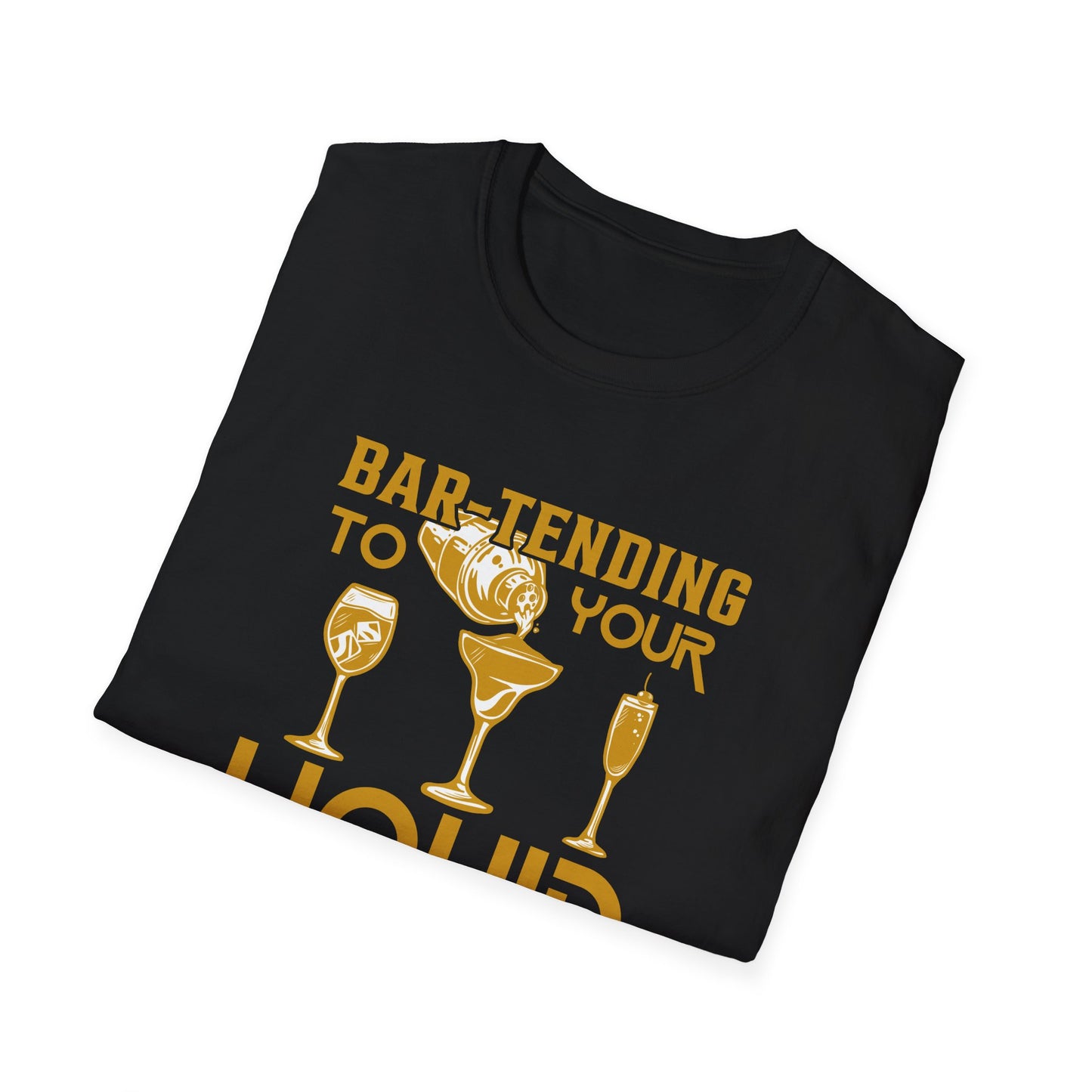 "Bar-Tending to Your Liquid Needs" Men's Bartender Tee