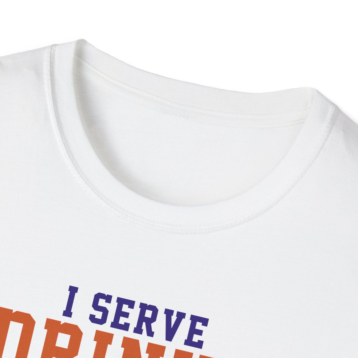 "I Serve Drinks, Not Miracles" Softstyle T-Shirt