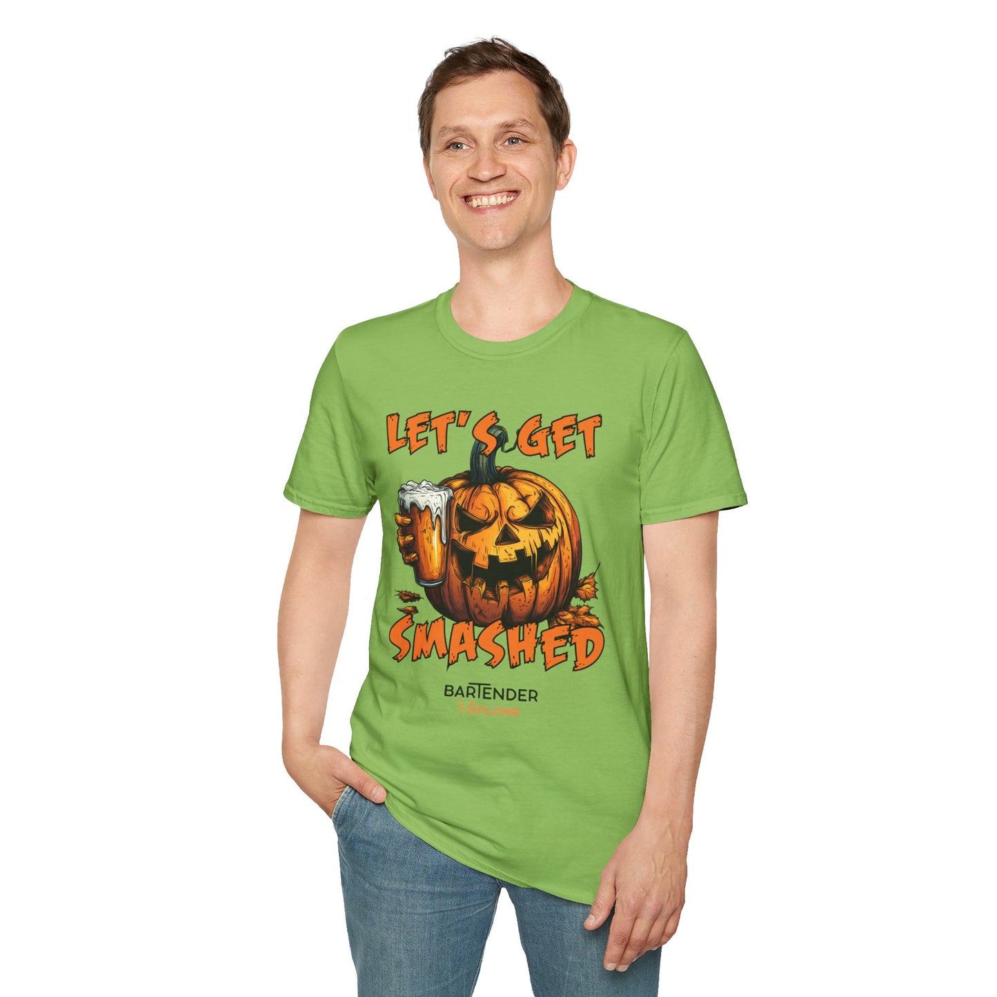 “Let’s Get Smashed”  v2 Halloween Bartender Tee