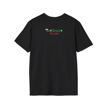 "Bartender by Day, Christmas Hero by Night" Unisex Softstyle T-Shirt