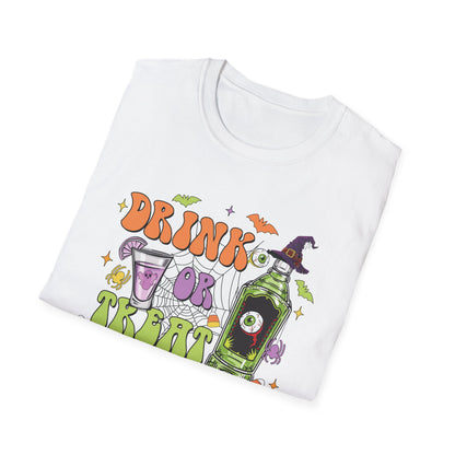 "Drink or Treat Motherf*er" Softstyle Unisex Halloween T-Shirt