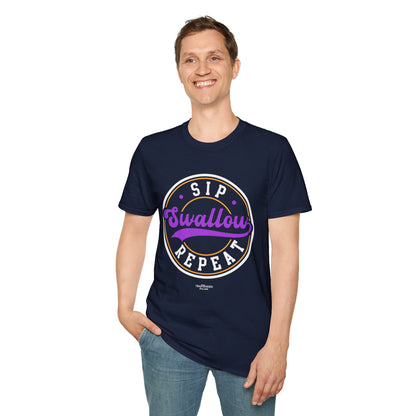 "Sip Swallow Repeat" Men's Bartender Tee