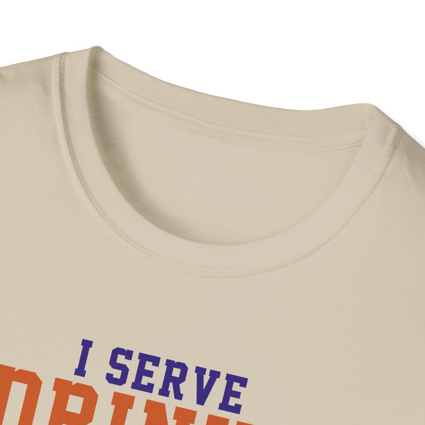 "I Serve Drinks, Not Miracles" Softstyle T-Shirt