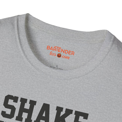 "Shake Rattle and Pour" Halloween Bartender Softstyle T-Shirt