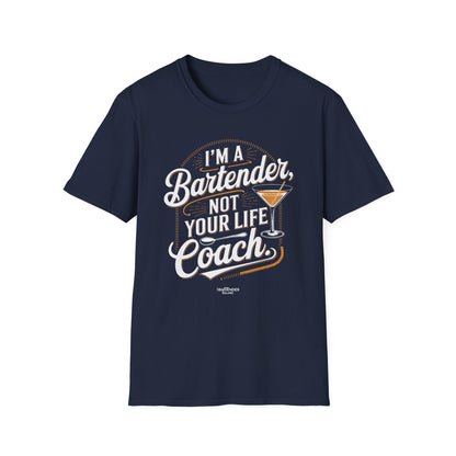 "I'm a Bartender, Not Your Life Coach" Softstyle T-Shirt