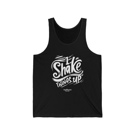 "I shake things up" Men’s Bartender Tank Top