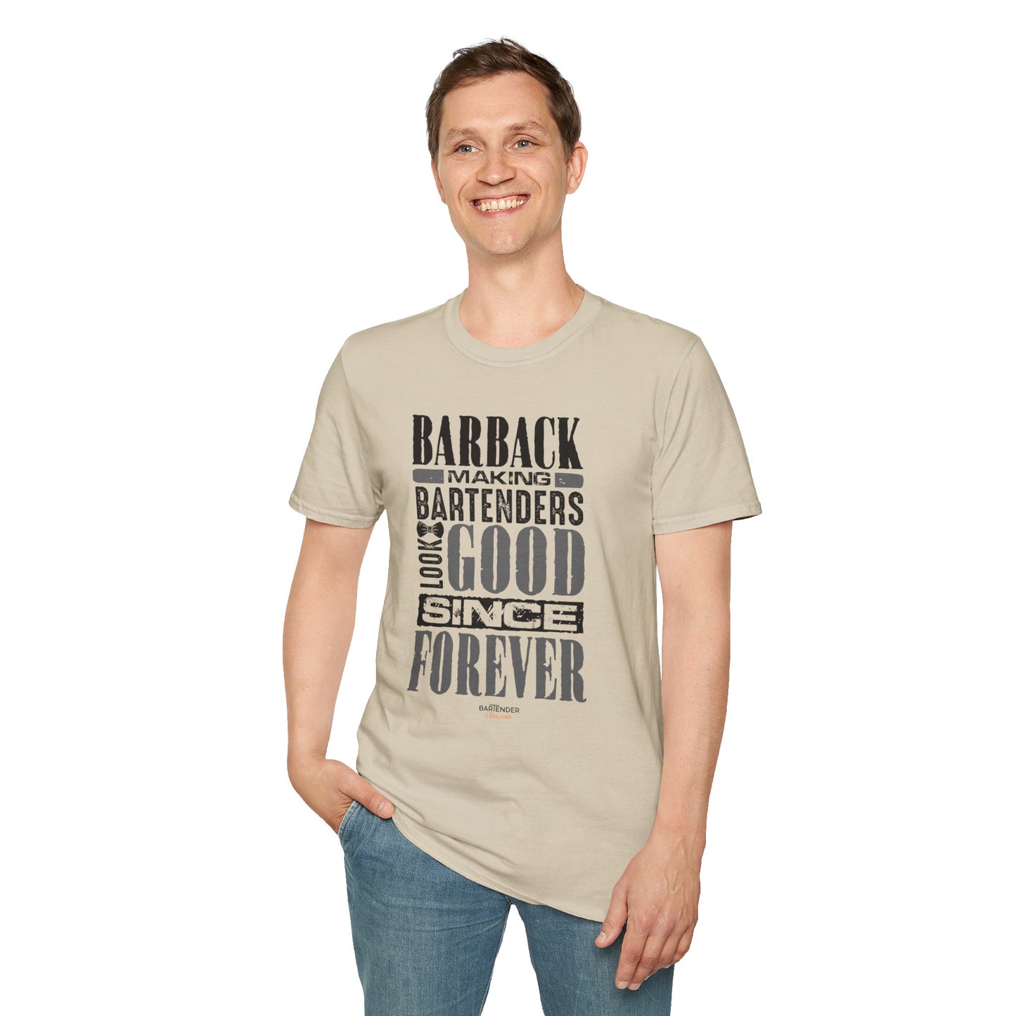 "Barback: Making Bartenders Look Good Since Forever" Bartender Tee