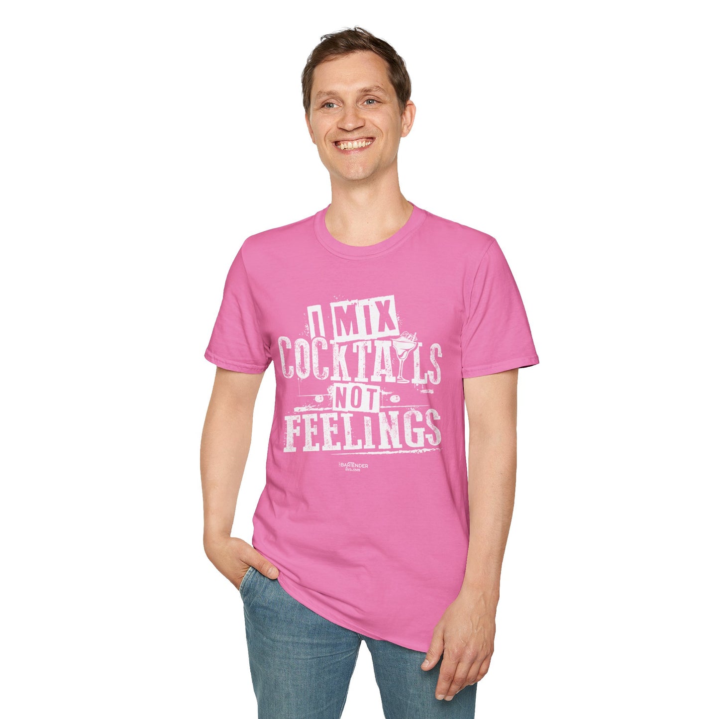 "I Mix Cocktails, Not Feelings" Bartender Tee