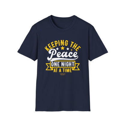 "Keeping the Peace One Night at a Time" Softstyle T-Shirt