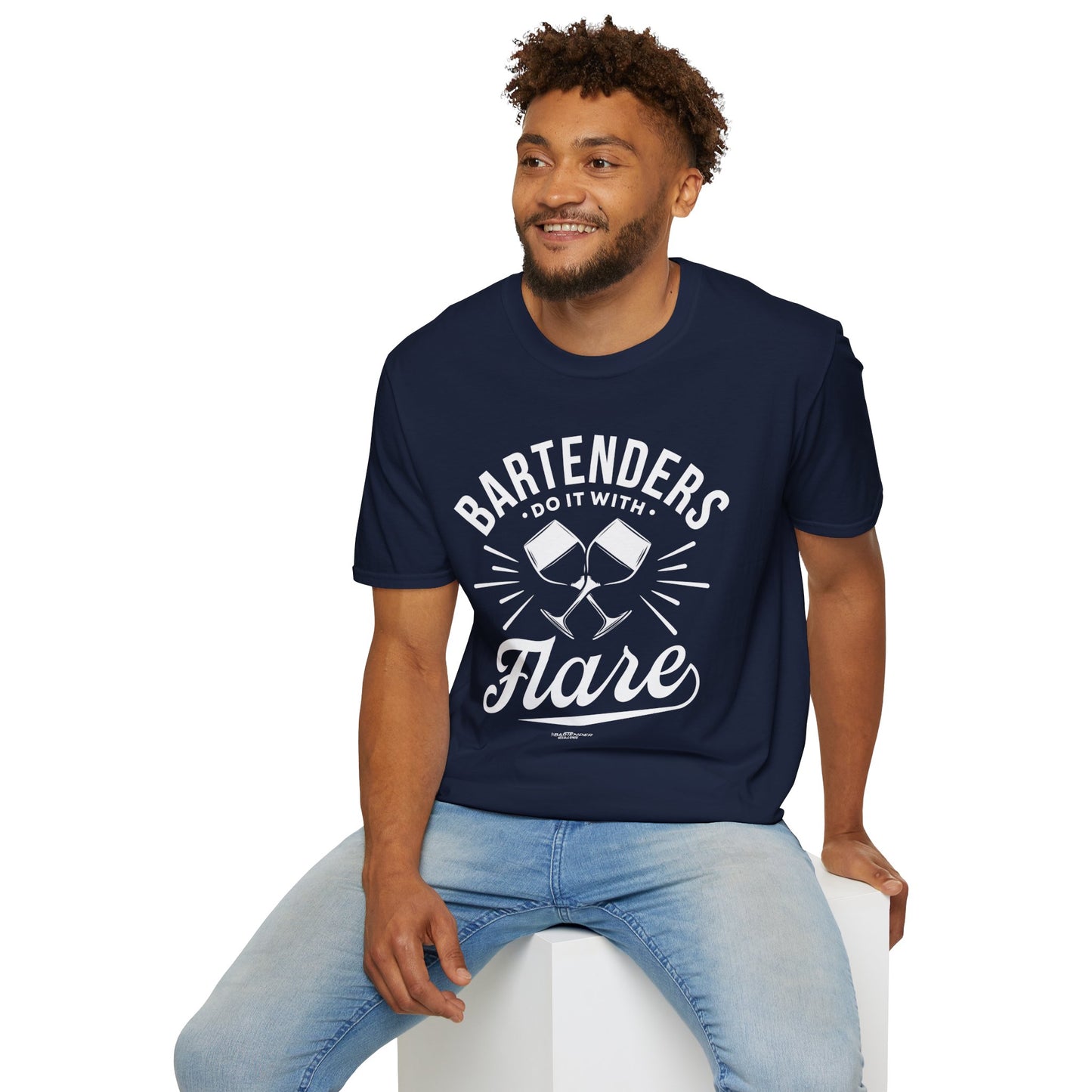 "Bartenders do it with Flair" Men's Bartender Tee