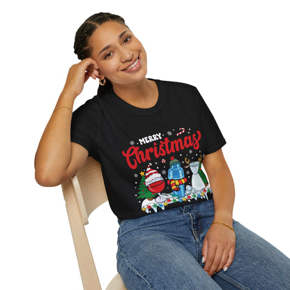 "Merry Christmas Bartender" Unisex Softstyle T-Shirt