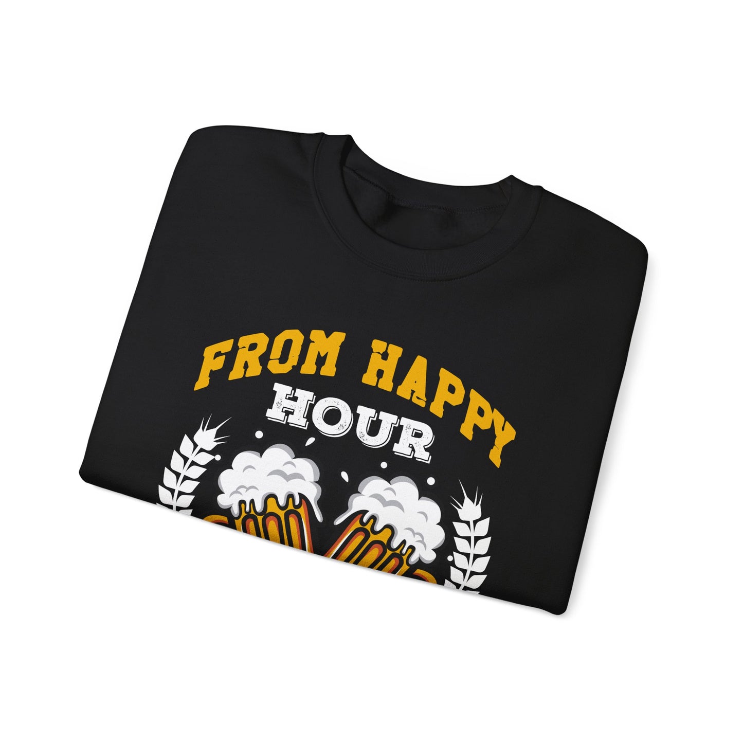 "From Happy Hour to Last Call, I Run It All" Bartender Sweatshirt