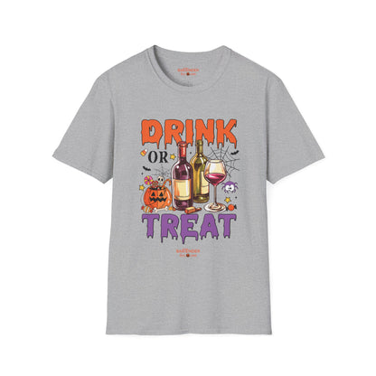 "Drink or Treat" Halloween Bartender Softstyle T-Shirt