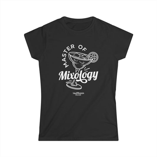 "Master of mixology" Women's Bartender Tee