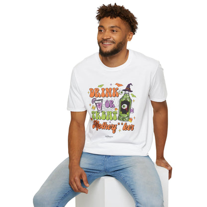 "Drink or Treat Motherf*er" Softstyle Unisex Halloween T-Shirt