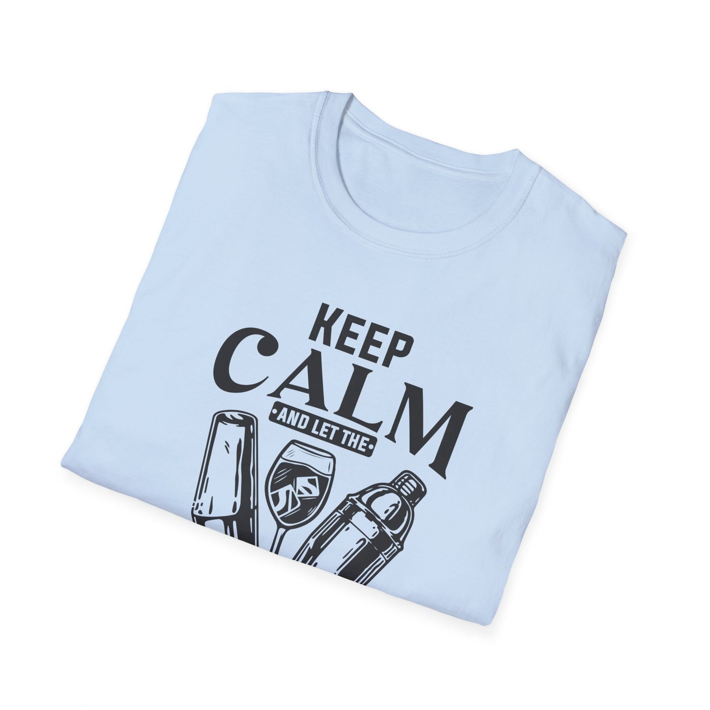 "Keep Calm and Let the Server Handle It" Unisex Softstyle T-Shirt