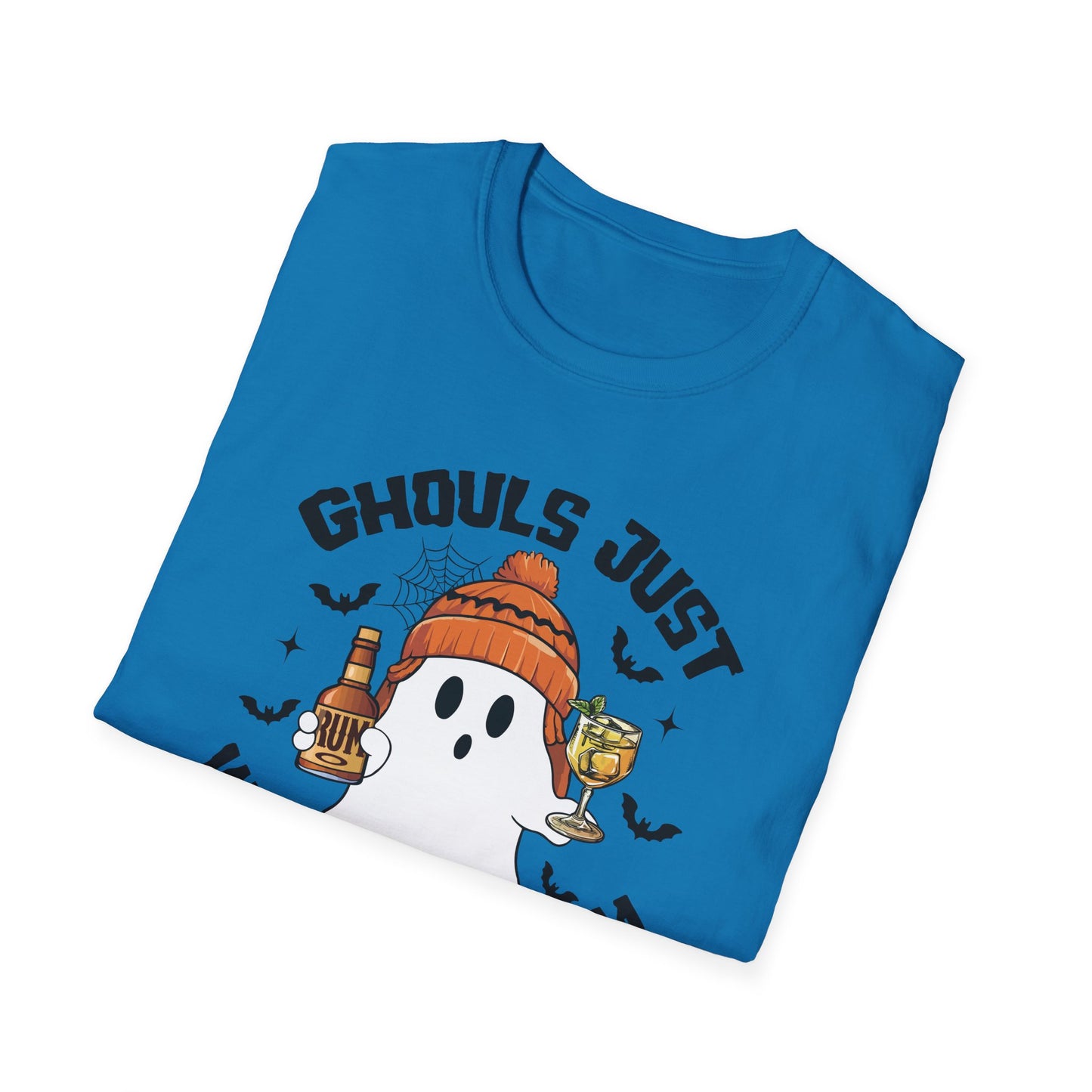 "Ghouls Just Wanna Have Rum" Softstyle Unisex Halloween T-Shirt