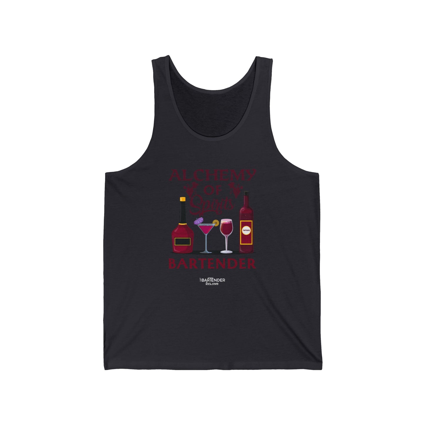 "Alchemy of Spirits-Bartender" Men’s Bartender Tank Top